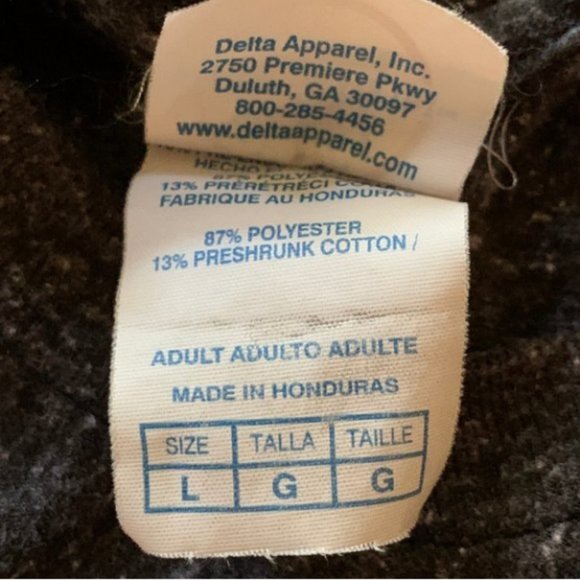 Delta Ringspun Be the Difference Graphic Tee Gray Size Large - Picture 6 of 7